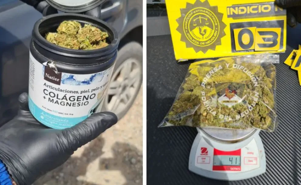 Incautaron droga en un control vehícular en ruta 40