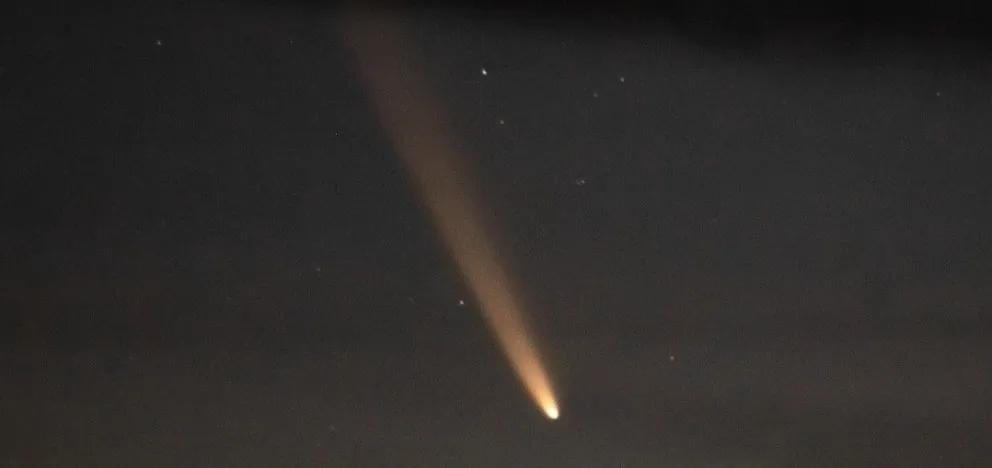 El paso del cometa Atlas se vio desde muy temprano en Bariloche 