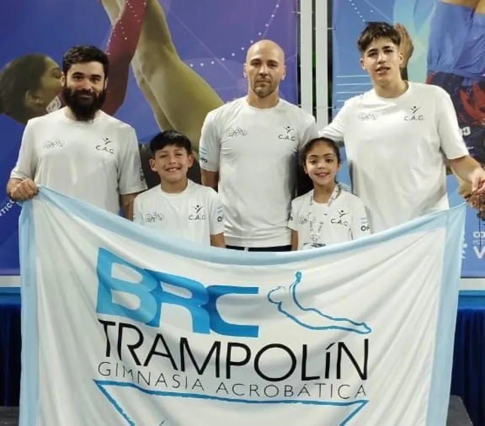 Brillante actuación de BRC Trampolín en Barranquilla