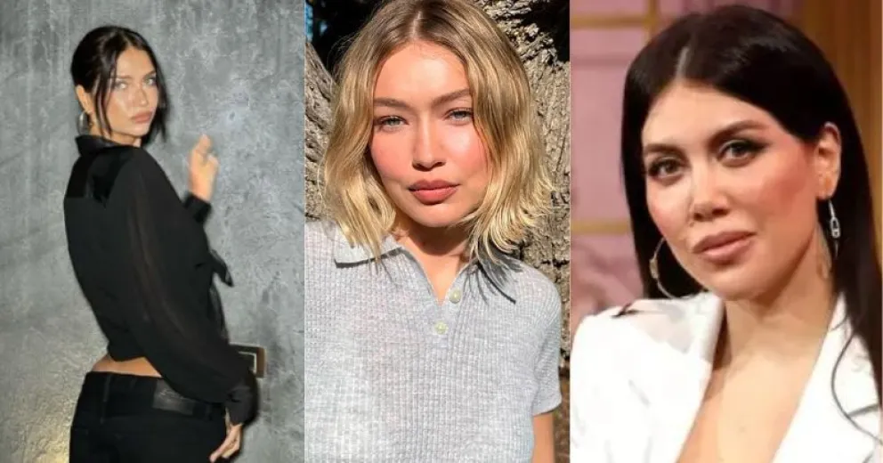 Zaira Nara se sacó una foto con Gigi Hadid y se viralizó una foto del pasado de Wanda