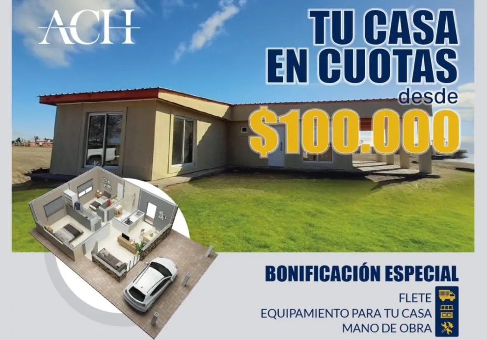 Comienza la temporada de instalaciones de casas de ACH Construcciones en Bariloche