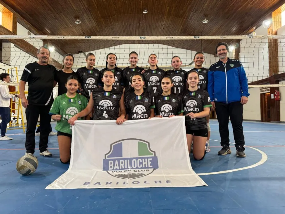 Tres equipos de Bariloche Vóley Club rumbo a Cipolletti