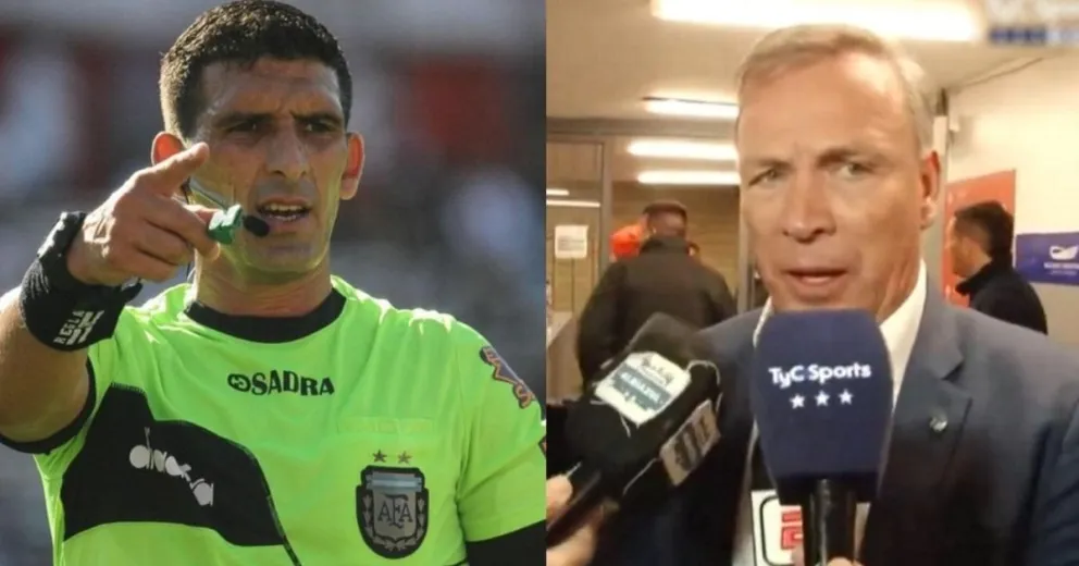 El presidente de Talleres dijo que el árbitro Merlos le pegó: "Va a tener una denuncia penal"
