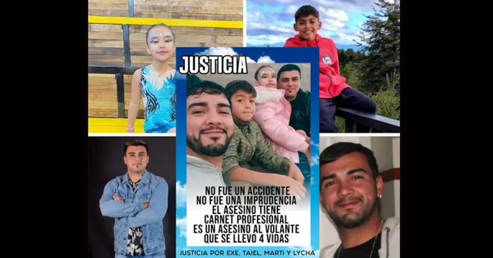 Nuevamente marcharon para pedir justicia por la muerte de los hermanos Linares y sus hijos