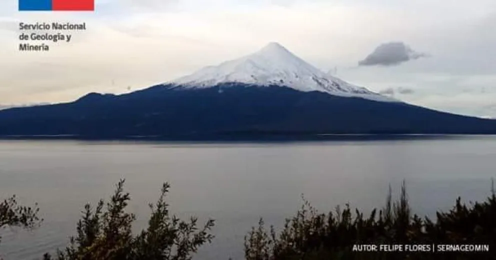 Se registró un sismo en el volcán Osorno