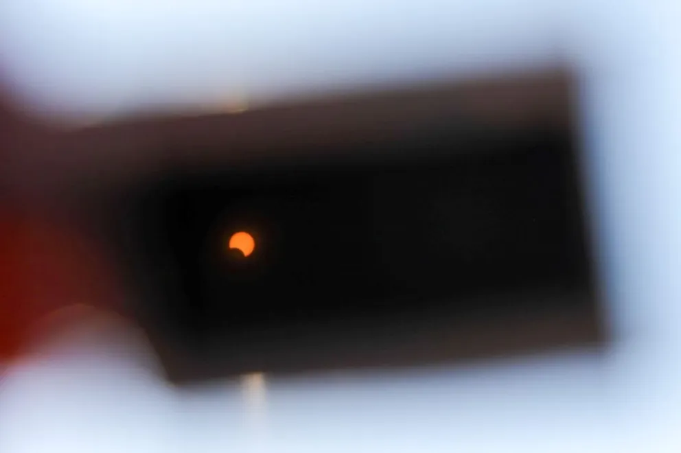 El anillo de fuego, visto desde la Costanera de Bariloche