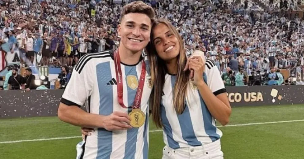 Tensión: la familia de Julián Álvarez no vería con buena cara su relación con Emilia Ferrero 