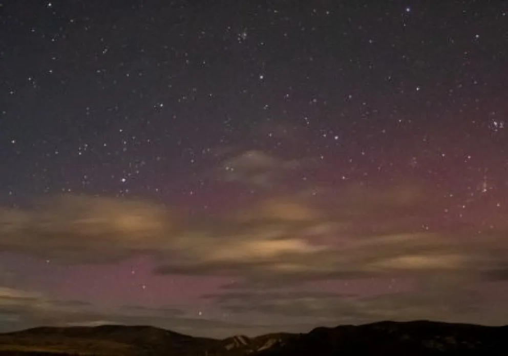 Tormenta geomagnética y avistamiento de auroras en Bariloche