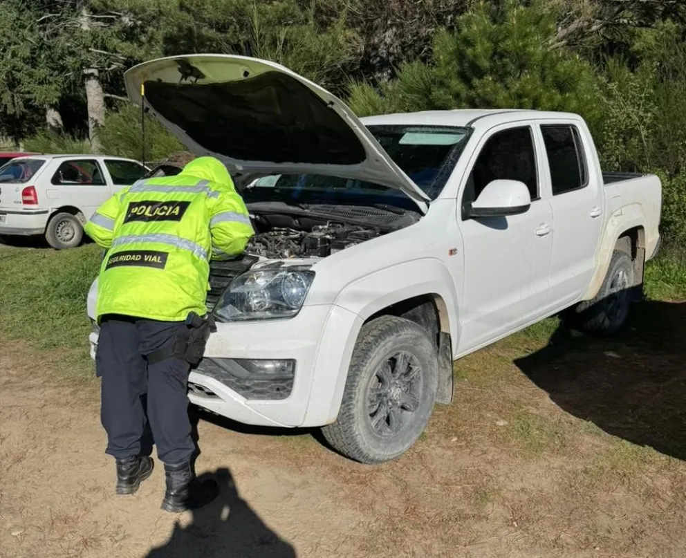 Secuestraron en El Bolsón una camioneta que habría sido sustraída en una localidad neuquina