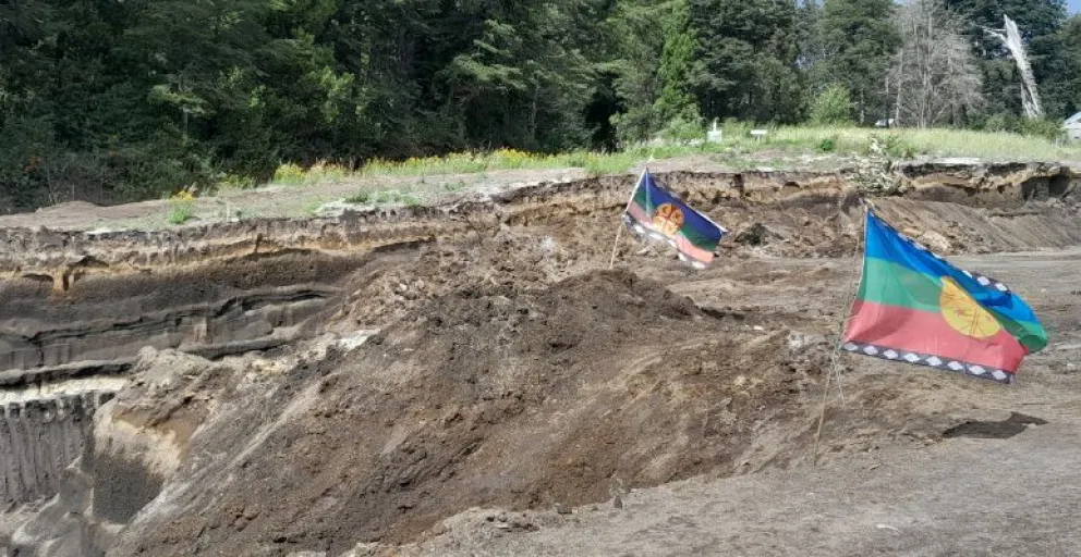 Por falta de pago y la ocupación mapuche, no se reinició la obra de la Circunvalación
