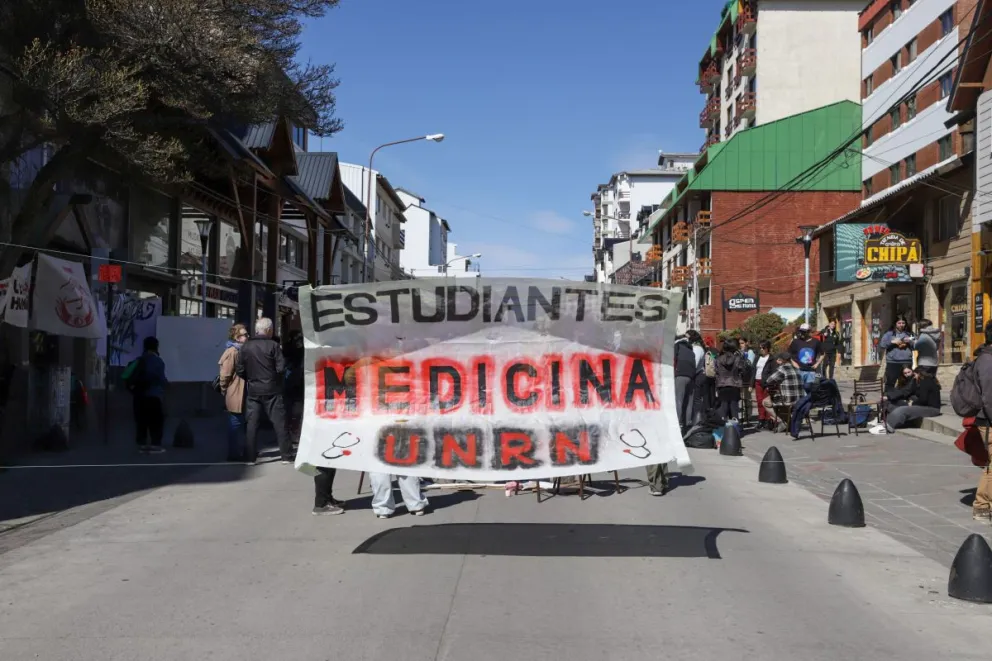 Foto de archivo de una movilización realizada por universidades.