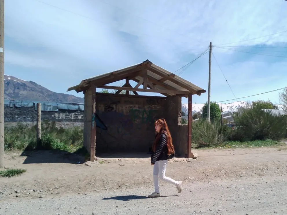 Una vecina tuvo que parar un auto en marcha para pedir ayuda (fotos; Eugenia Neme)