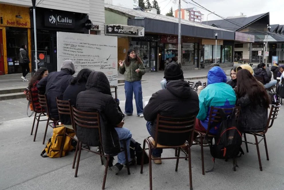 Así fue el reclamo de años anteriores donde también se hizo una clase abierta / Foto archivo 