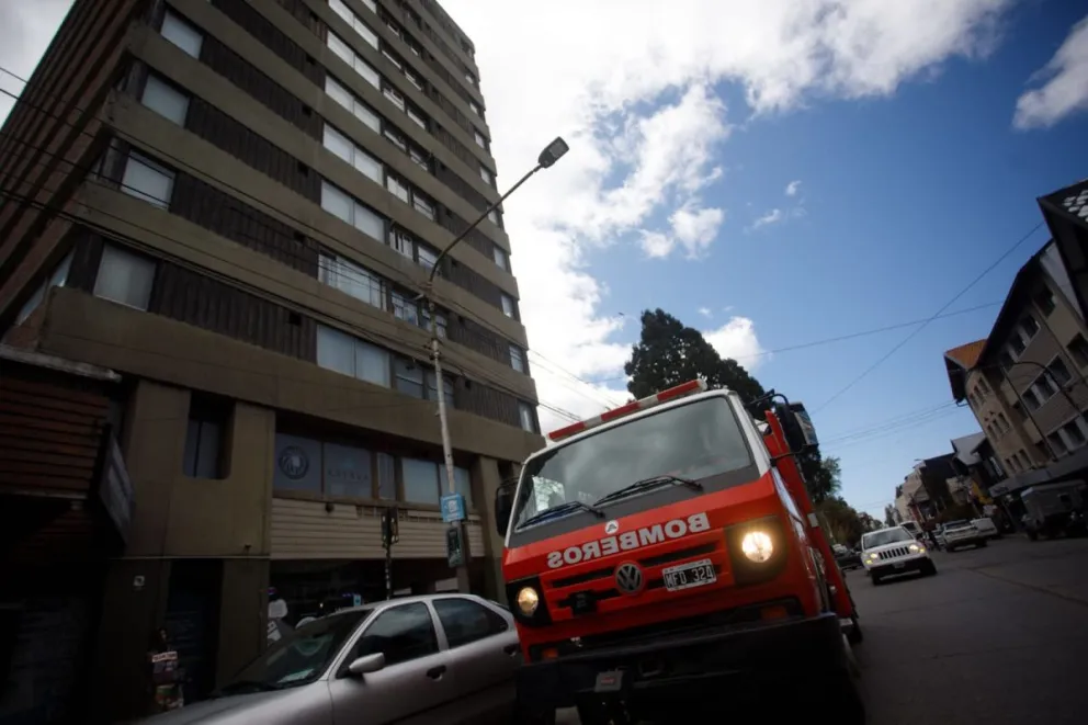 Un episodio que generó preocupación en el centro de la ciudad / Fotos Matías Garay 
