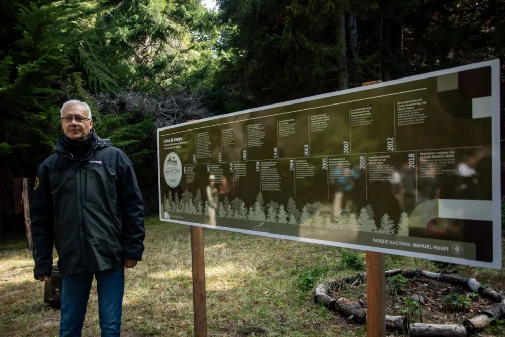 Dámaso Larraburu está convencido de que la mano del privado redundará en la puesta en valor de la isla (fotos: Matías Garay).