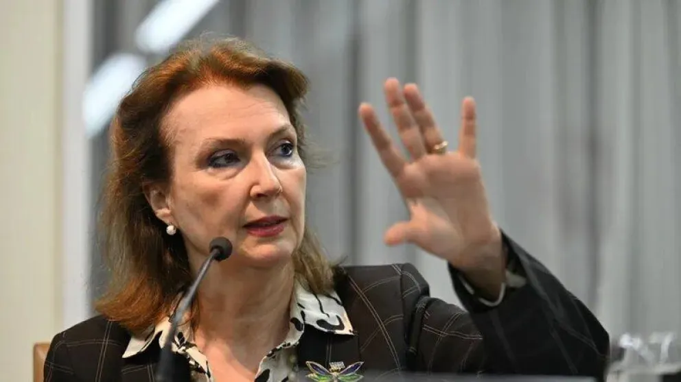 La ministra de Relaciones Exteriores, Diana Mondino.
