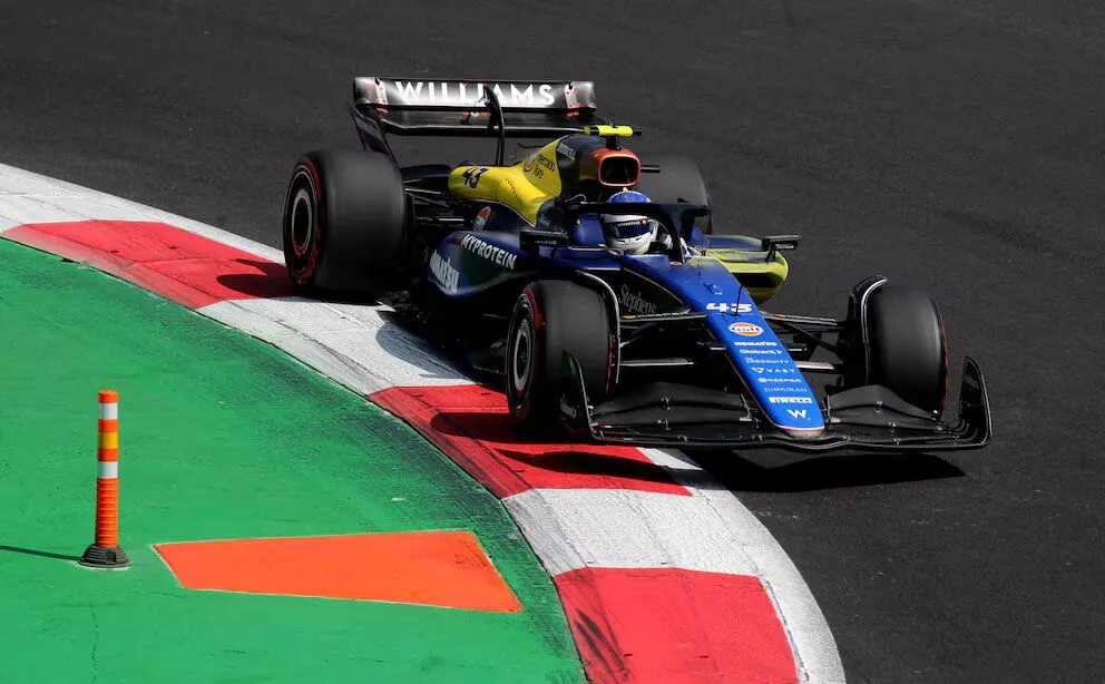 Franco Colapinto quedó 11° en la primera práctica del GP de México.