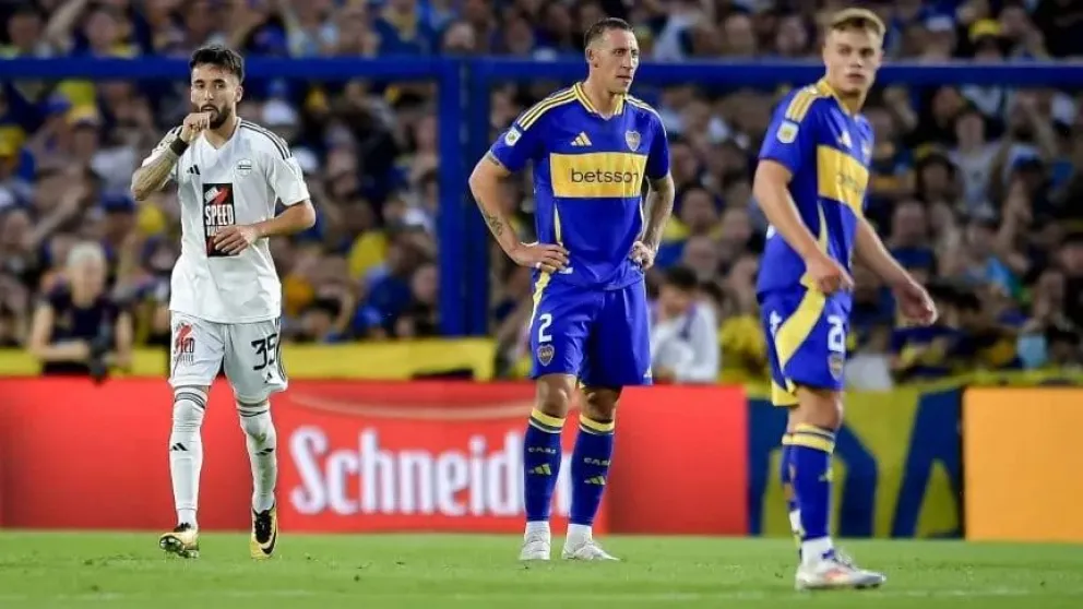 El jugador de Boca "Pol" Fernández fue expulsado