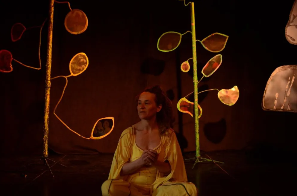 La narradora y los árboles.