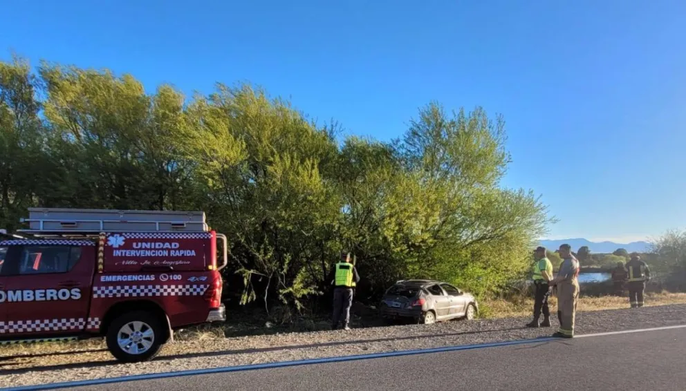 El lugar del accidente.