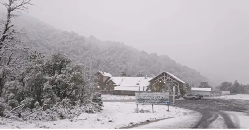 La nieve volvió a la zona cordillerana.