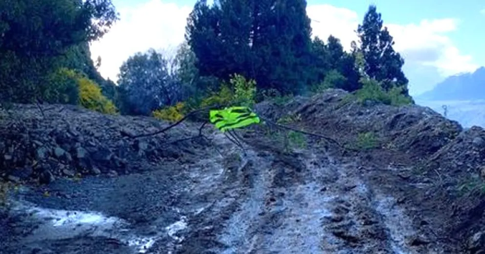 Hoy martes, continúan trabajando en el despeje. 