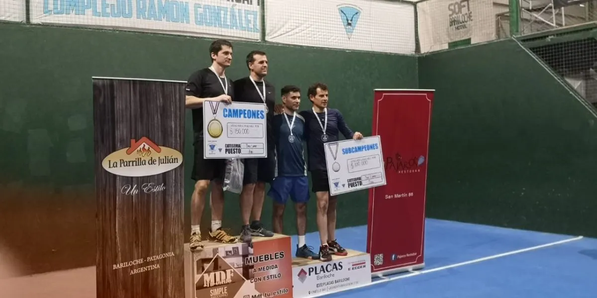 Javier Milovich y Matías Coll ganaron la 7ma del padel barilochense ...