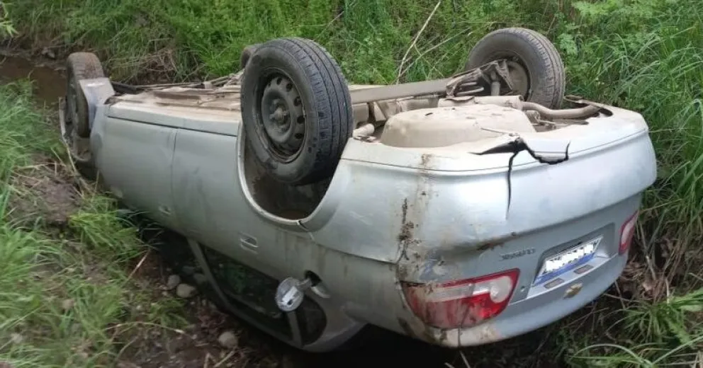 Estado del vehículo luego del accidente.