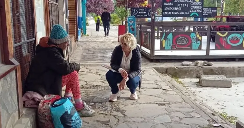 Sergio fue a reencontrarse con su familia.