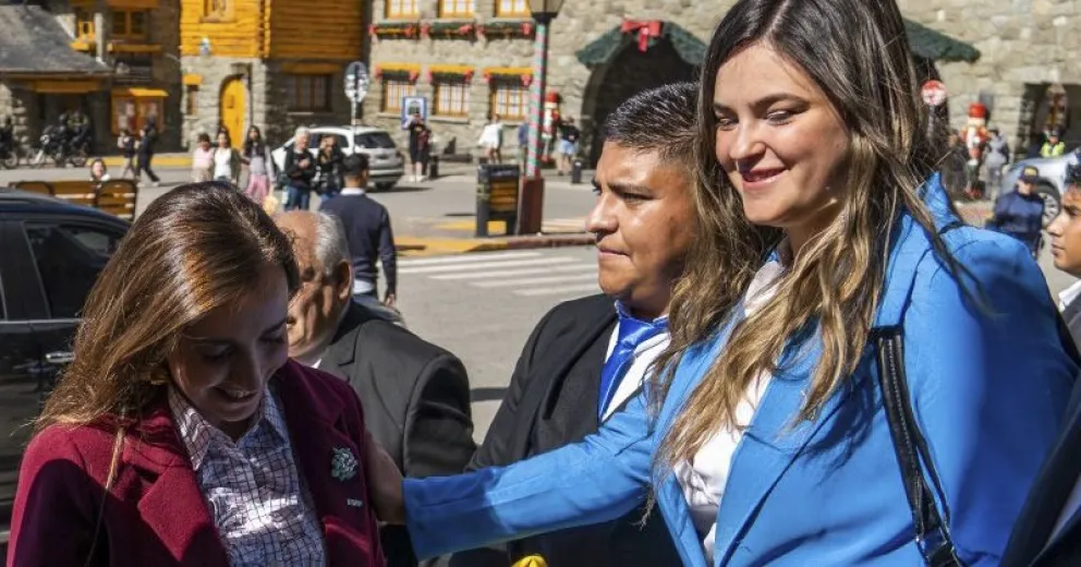 Venini junto a la vicepresidenta de la Nación.
