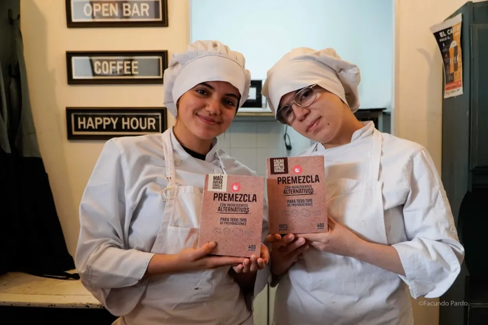 Un producto creado por estudiantes de la Escuela de Hotelería y Gastronomía fue parte de un certamen donde intervinieron alumnos de varios países (fotos: Facundo Pardo).