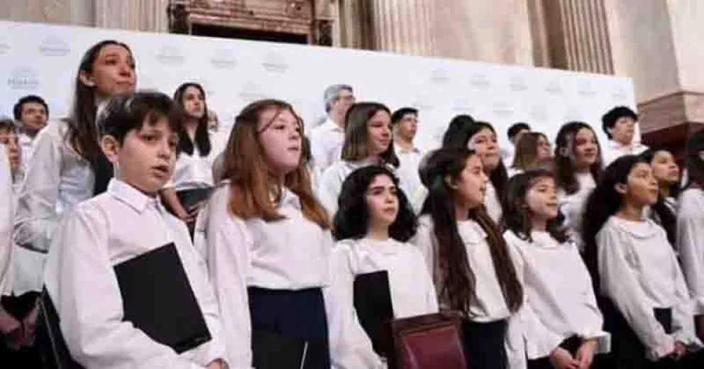 El Coro en el Congreso de la Nación el año pasado.