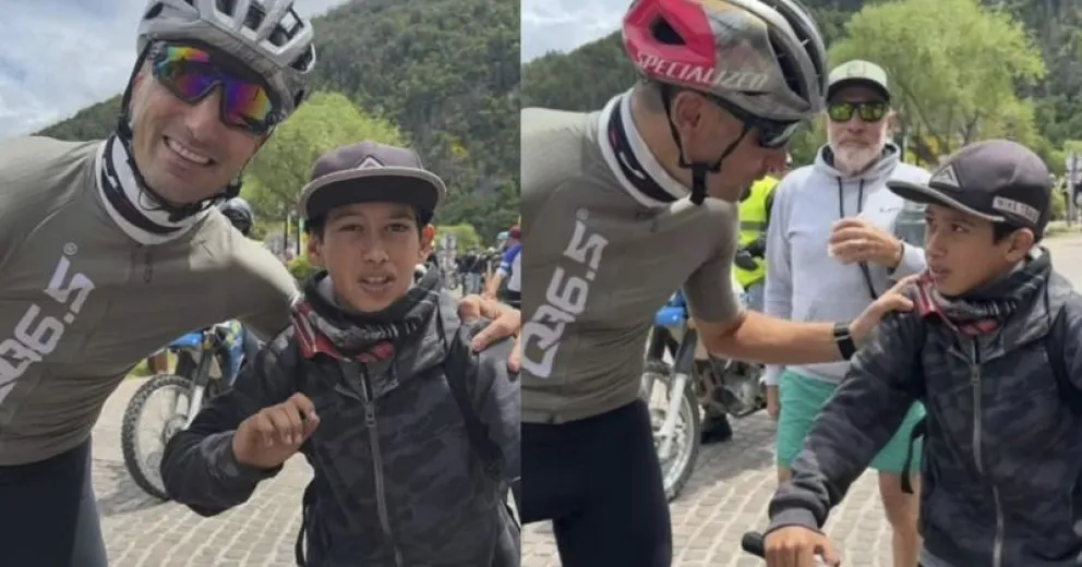 Quienes siguieron la historia regalaron una bicicleta nueva al nene.