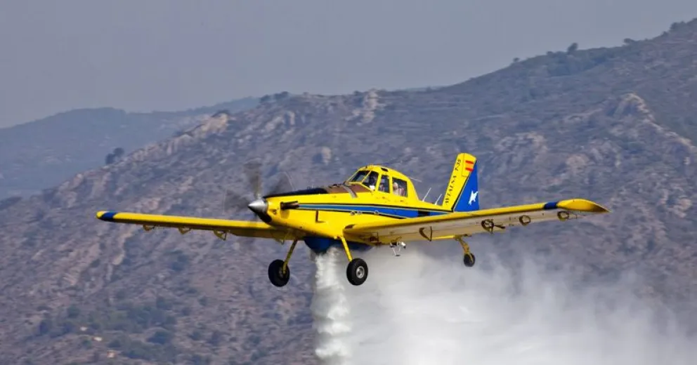 Avión Turbohélice Air Tractor 802. (Foto ilustrativa).
