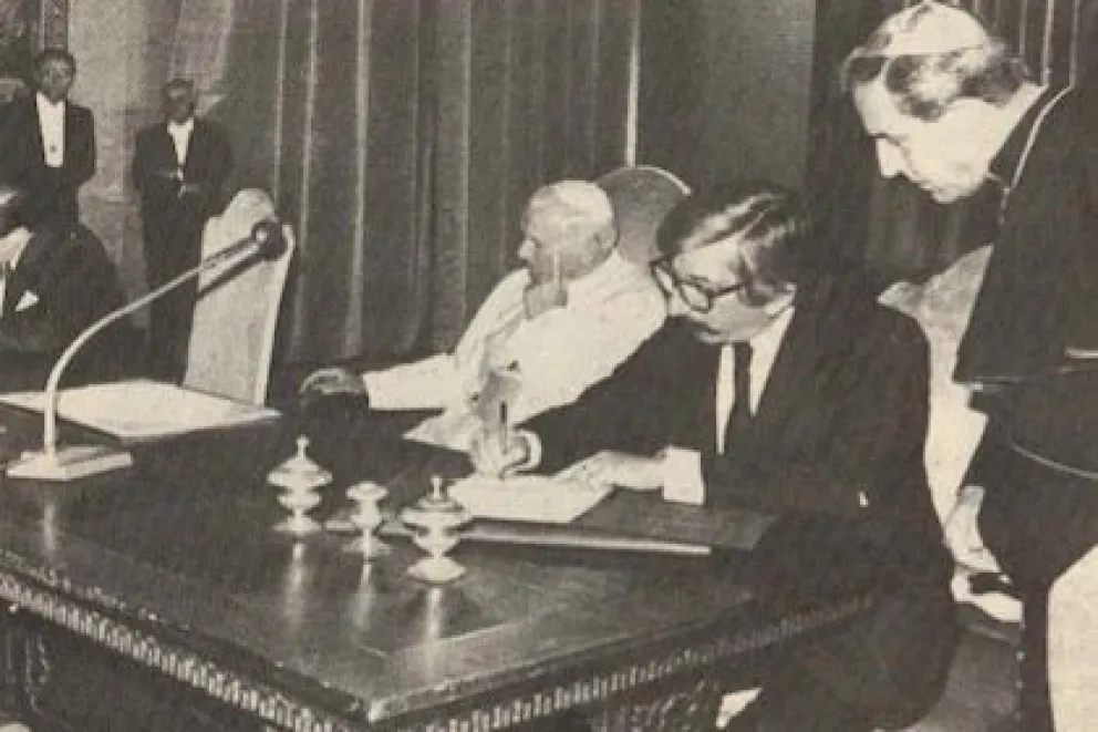 La firma del Tratado fue clave para la historia de ambas naciones.