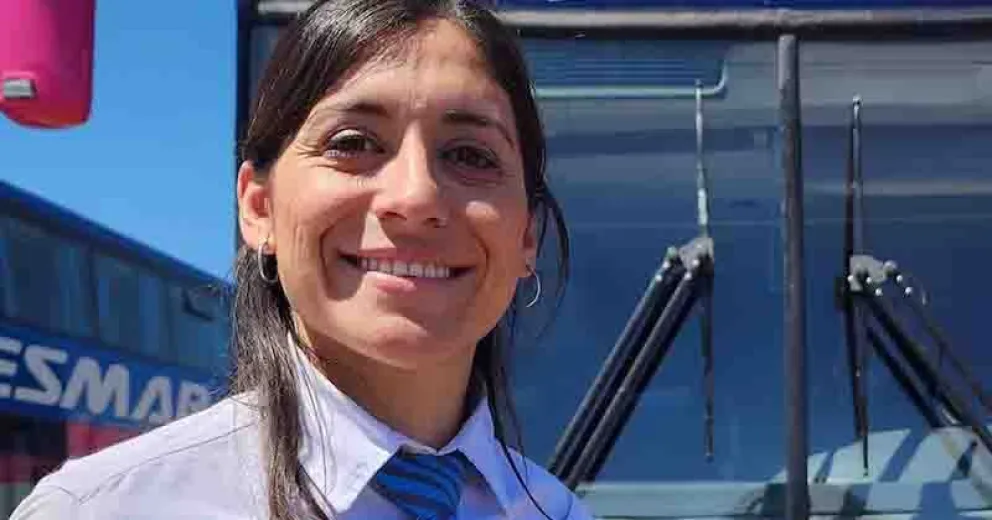 Nina realiza viajes a la Patagonia. 