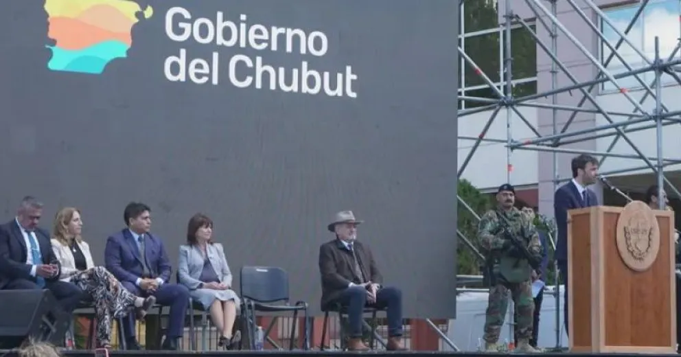 En la presentación del Comando Unificado de Comodoro Rivadavia.