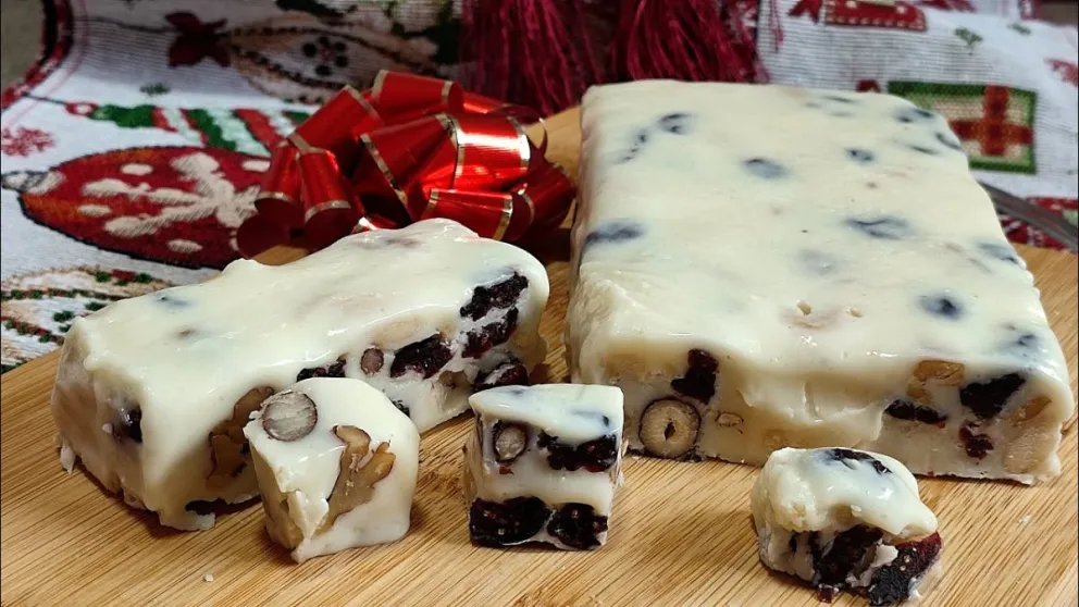 Turrón casero.
