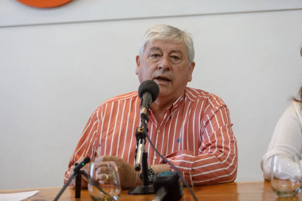 Cortés dijo que no le temblará el pulso en el conflicto con el SOYEM / Fotos Matías Garay