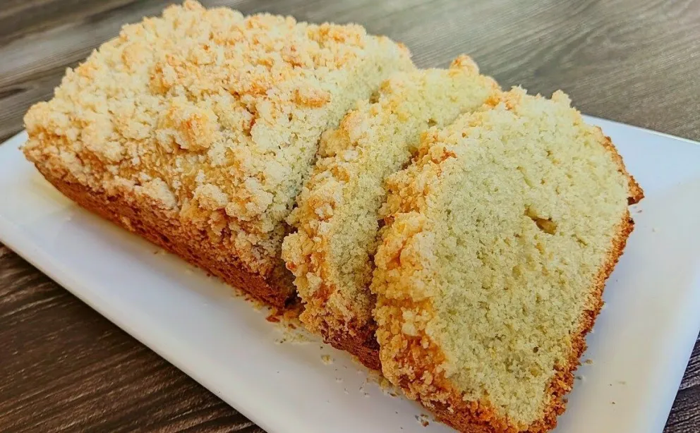 Un budín ideal para la merienda. 