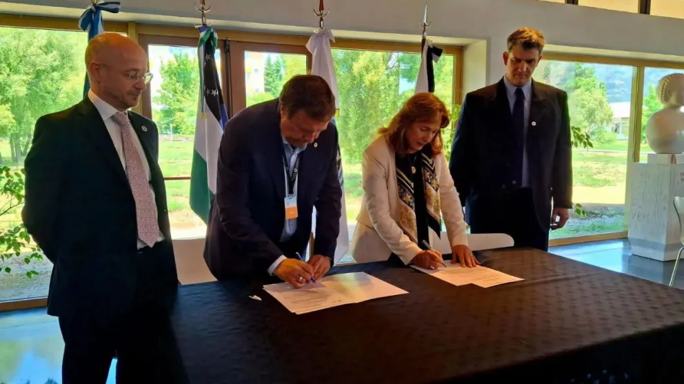 Las partes trabajan en el diseño de una Diplomatura sobre Energía Nuclear para 2025.Crédito: Gobierno Río Negro 