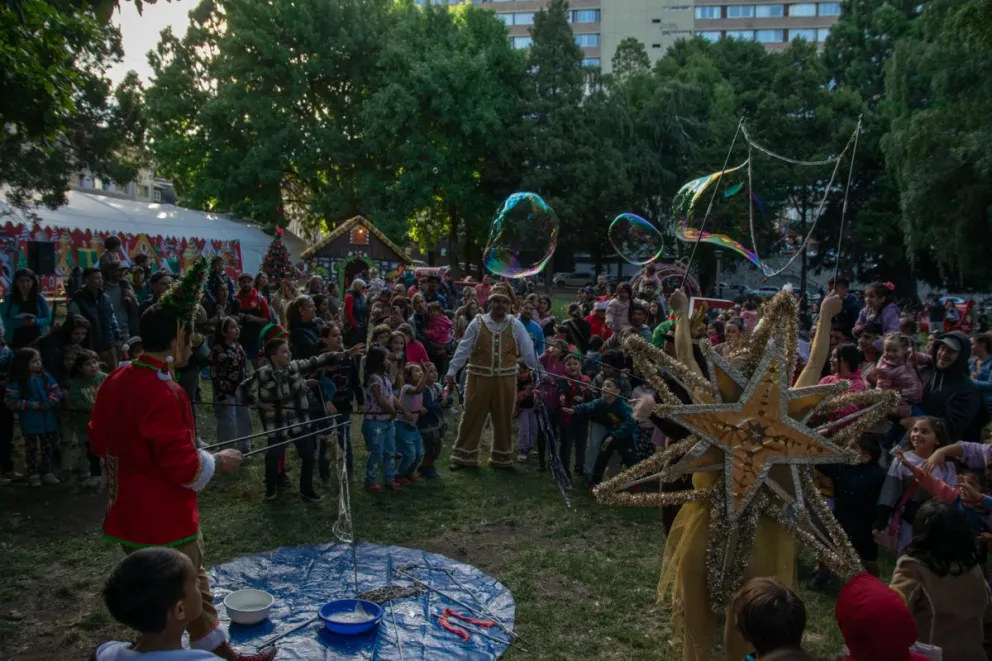 El parque del Centro Cívico se transformará en la Aldea Navideña desde el jueves 18 de diciembre. Foto de archivo: Facundo Britos 