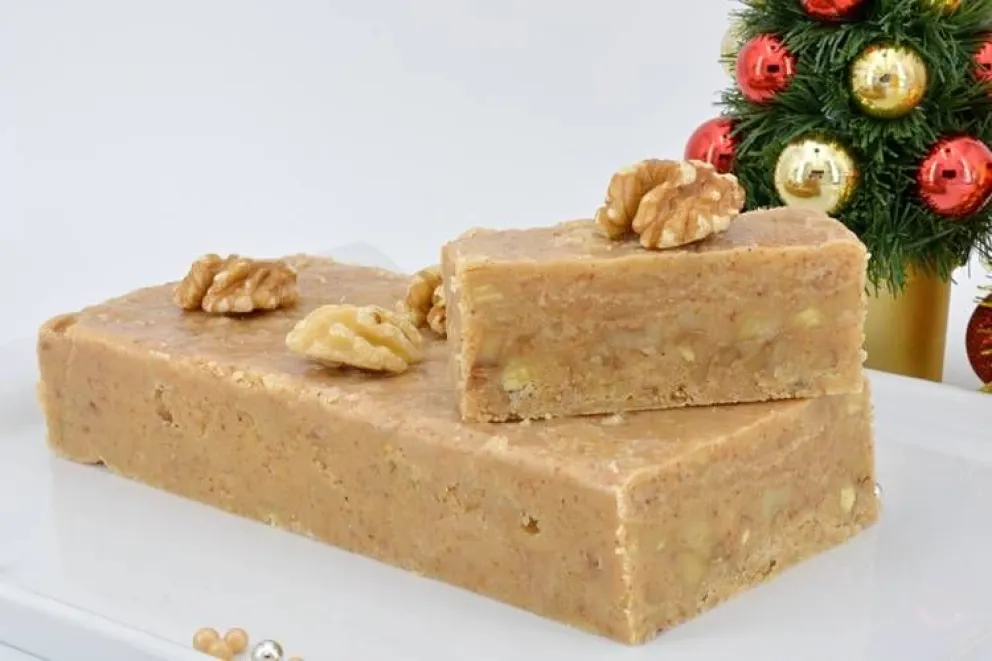 Turrón casero.