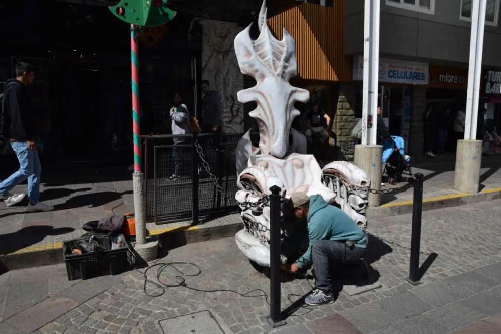 Un impresionante trabajo a disposición de los turistas y locales. / Fotos Facu Britos. 