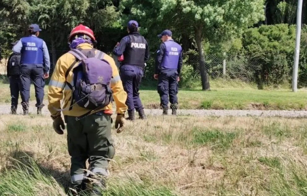 Se realizaron varios rastrillajes este miércoles, 1 de enero de 2025. (Fotos: Instagram SPLIF Río Negro)
