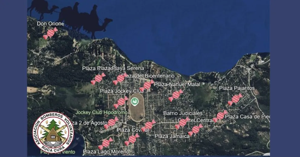Solo entregarán golosinas en las paradas anunciadas.