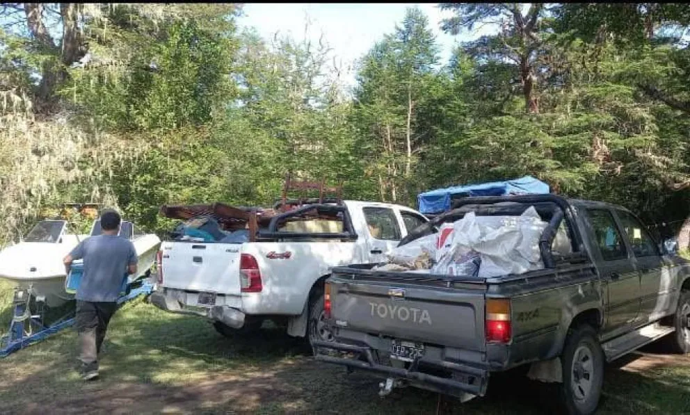 De manera preventiva, tienen todo listo para dejar sus campos.