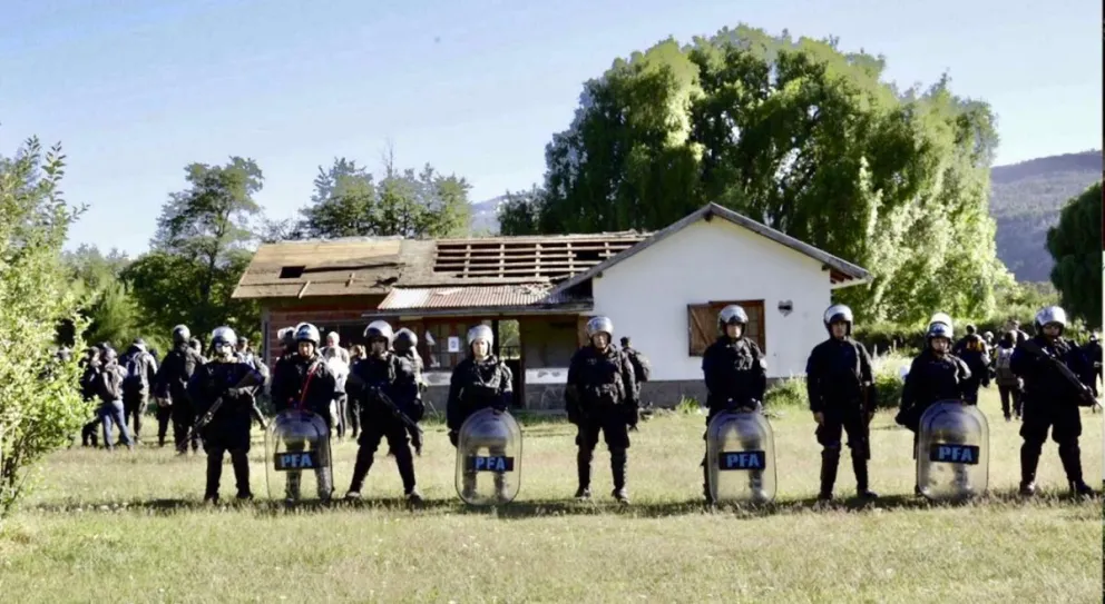 No había ninguna persona en el predio.
