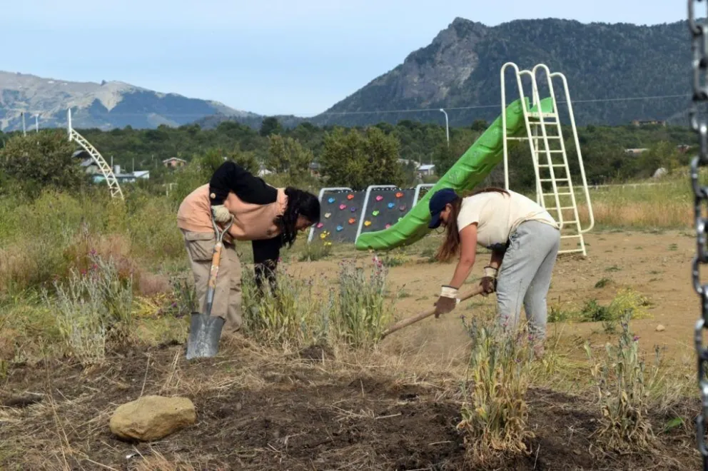 Se hizo una limpieza profunda de todo el predio y se puso en condiciones la plaza.
