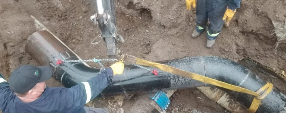 La palabra del intendente después de los problemas del agua. 